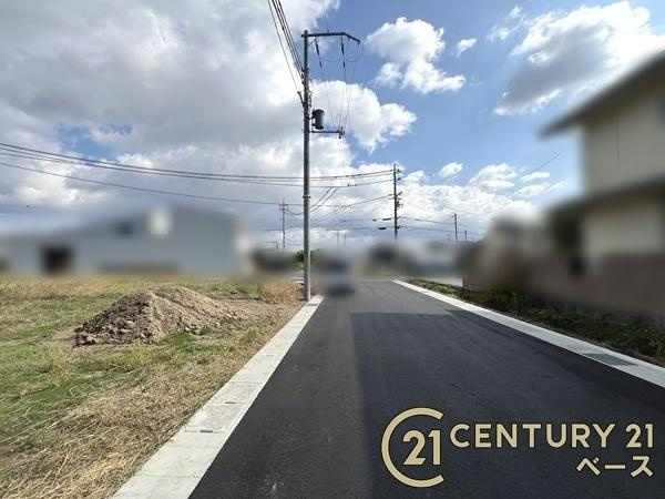 リーブルガーデン萱野 ３号棟 ／新築一戸建の前面道路含む現地写真|■現地撮影写真■落ち着いた雰囲気の閑静な住宅地内です！