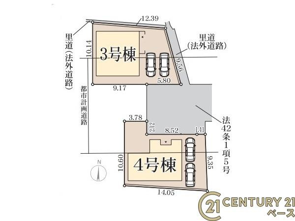 リーブルガーデン萱野 ３号棟 ／新築一戸建の区画図|■こちらの物件は３号棟です！■
