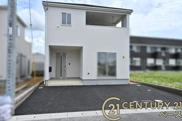 クレイドルガーデン杏町 １号棟 ／新築一戸建の外観|■現地撮影写真■制震装置（SAFE365）搭載！制震＋耐震の地震に強い安心の邸宅！お気軽にお問い合わせ下さい！■
■ペアガラス使用で結露の心配もありません！■