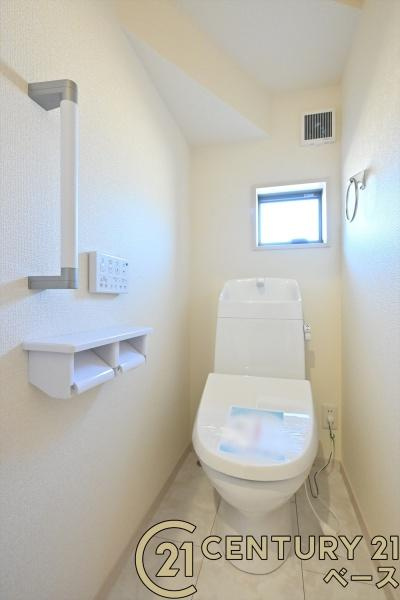リーブルガーデン田井庄町 １号棟 ／新築一戸建のトイレ|■現地撮影写真■