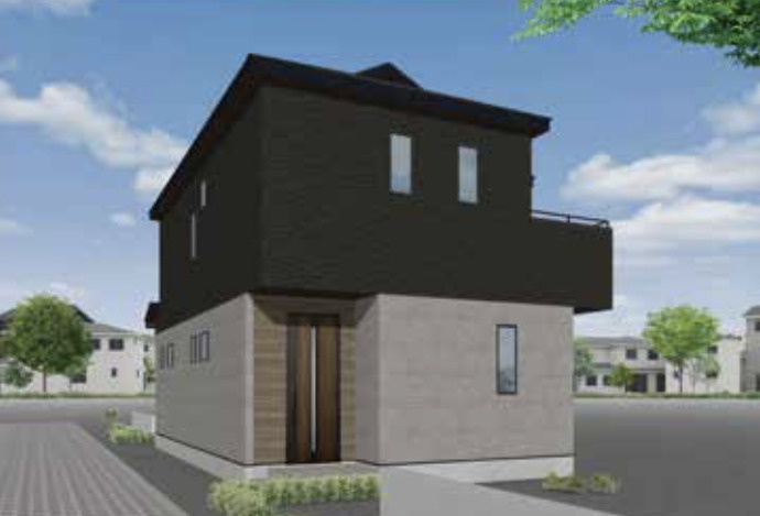 【仲介手数料無料】所沢市上新井１５期Ｂ　所沢市の新築住宅なら西武ハウジングの外観パース