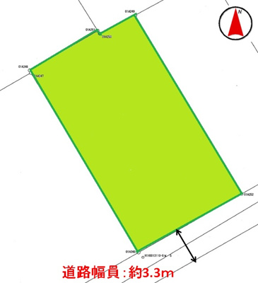 【区画図】 | 大田原市中央1丁目　1050万円　土地
