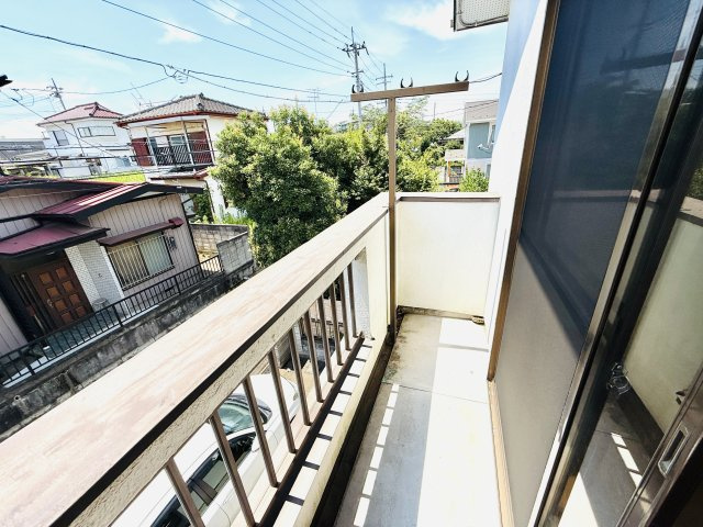 東松山市東平　中古戸建のバルコニー