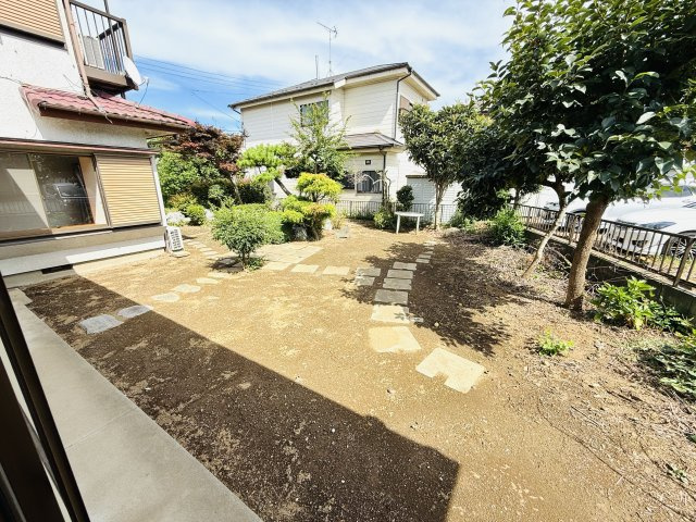 東松山市松山町1丁目　中古戸建の庭