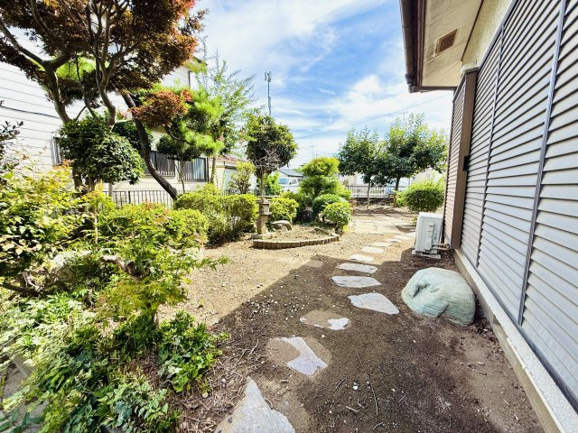 東松山市松山町1丁目　中古戸建の庭