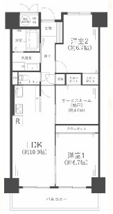 尼崎アーバンコンフォートの間取り