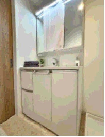 尼崎アーバンコンフォートの独立洗面台