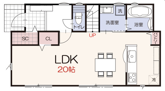 【仲介手数料無料】所沢市西狭山ケ丘１３期　所沢市の新築住宅なら西武ハウジングの間取り