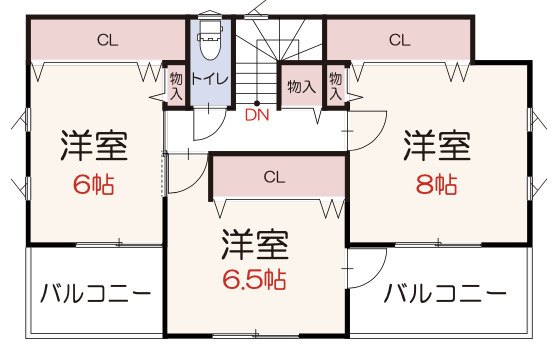 【仲介手数料無料】所沢市西狭山ケ丘１３期　所沢市の新築住宅なら西武ハウジングの間取り