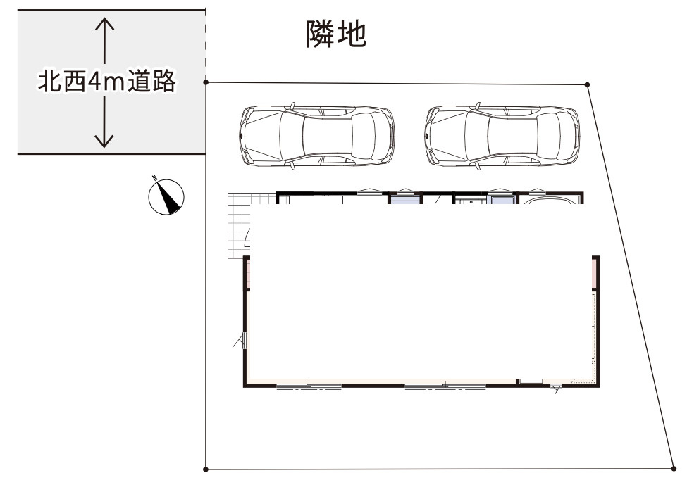 【仲介手数料無料】所沢市西狭山ケ丘１３期　所沢市の新築住宅なら西武ハウジングの区画図