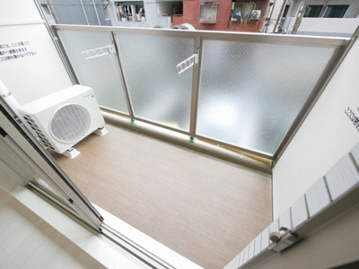 【バルコニー】 | ゼオン大阪EAST | 陽当たり良好なバルコニーです