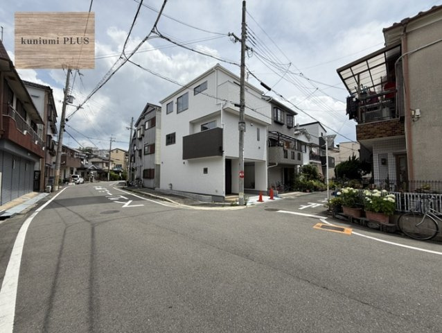 守口市大久保町5丁目の前面道路含む現地写真