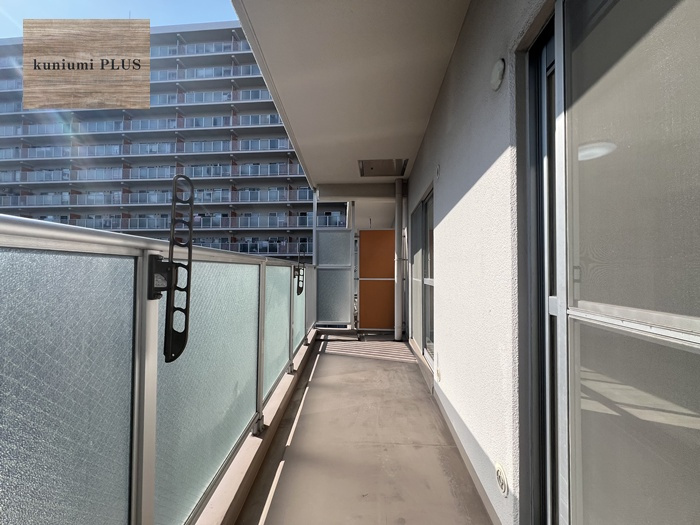 三陽ハイツ都島のバルコニー