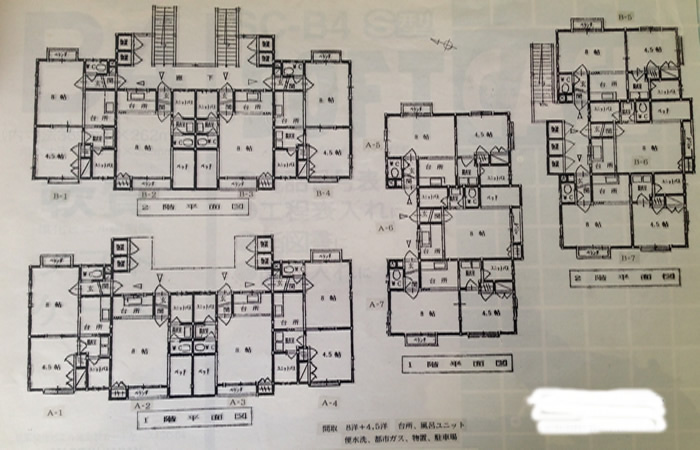 フレンドパレスの区画図