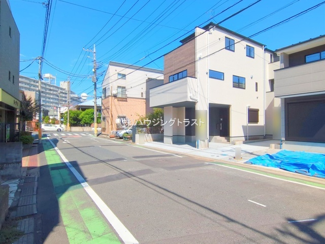 仲介手数料無料　ケイアイグレース所沢市緑町11期・新築全3棟の前面道路含む現地写真
