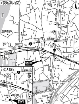 【地図】 | 茅ヶ崎市中島　オーナチェンジ戸建