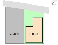 茅ヶ崎市今宿　新築戸建　B号棟の区画図