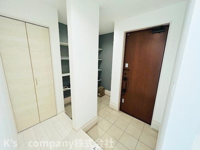 茅ヶ崎市今宿　新築戸建　B号棟の玄関|2025.10.10撮影◇