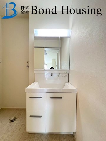 「LDK19.5帖」「お車並列2台可」太寺大野1期 1号棟の独立洗面台