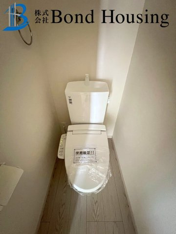 「LDK19.5帖」「お車並列2台可」太寺大野1期 1号棟のトイレ