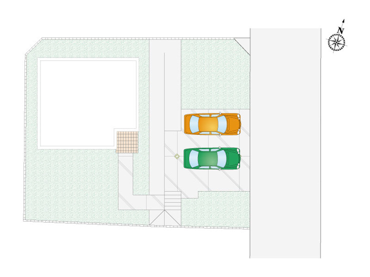 【２号棟：配置図】