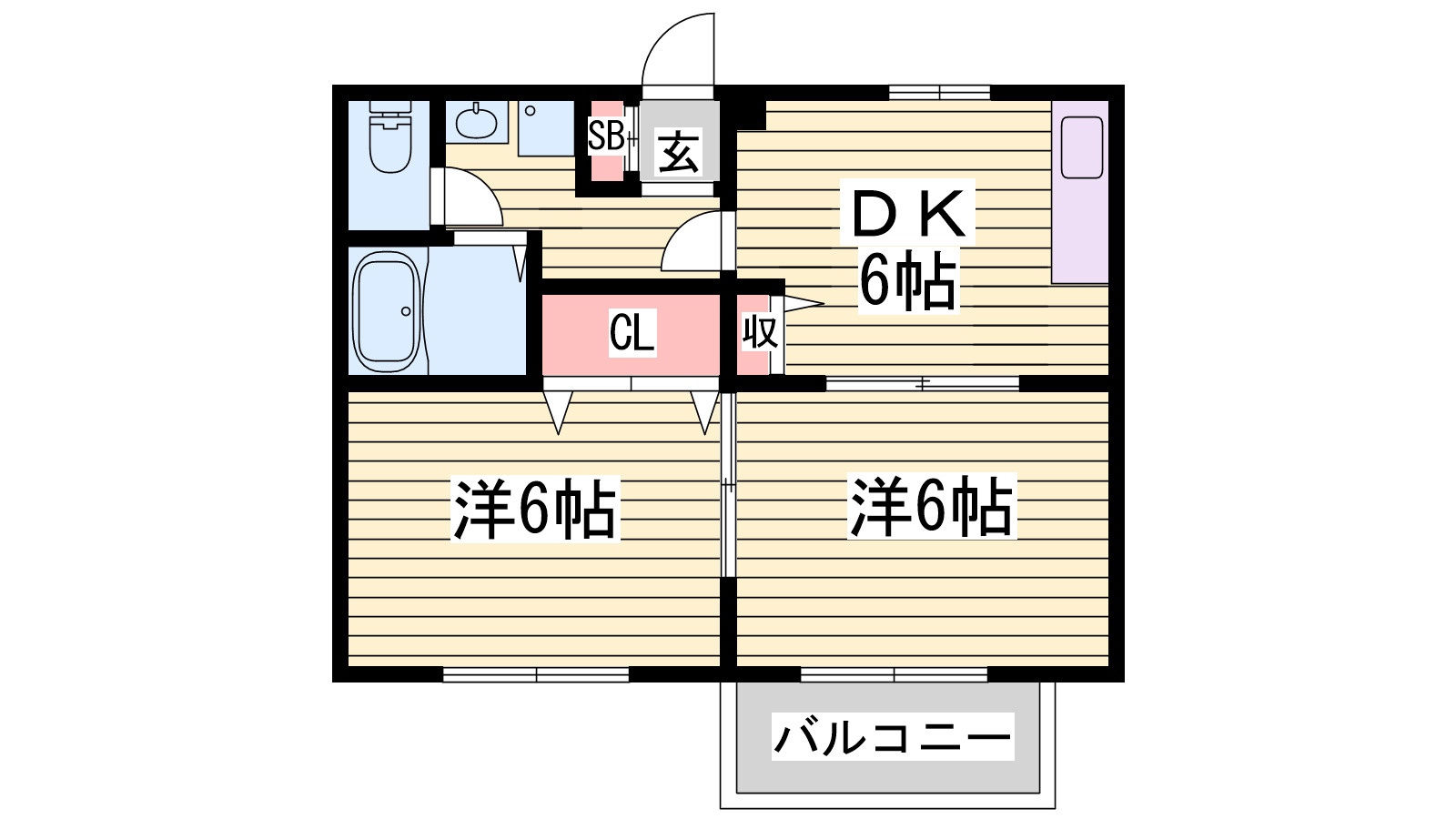 ブルーベリーファームの間取り