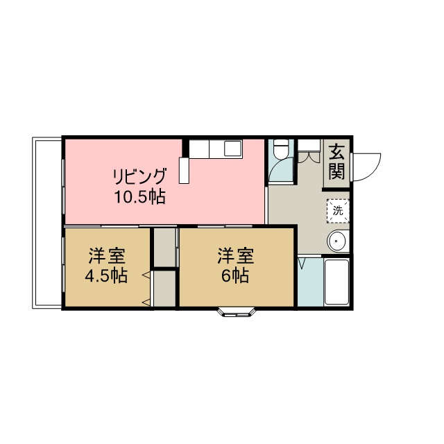 サウスシティーの間取り