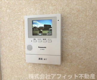 【セキュリティ】 | エルメゾン手城　A | TV付インターホン