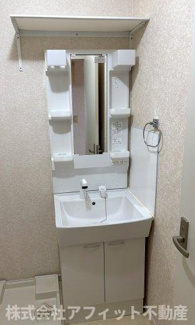 【洗面所】 | エルメゾン手城　A | 洗髪洗面化粧台