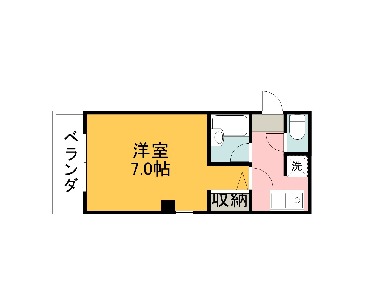 ラ・カサ・ボニータの間取り