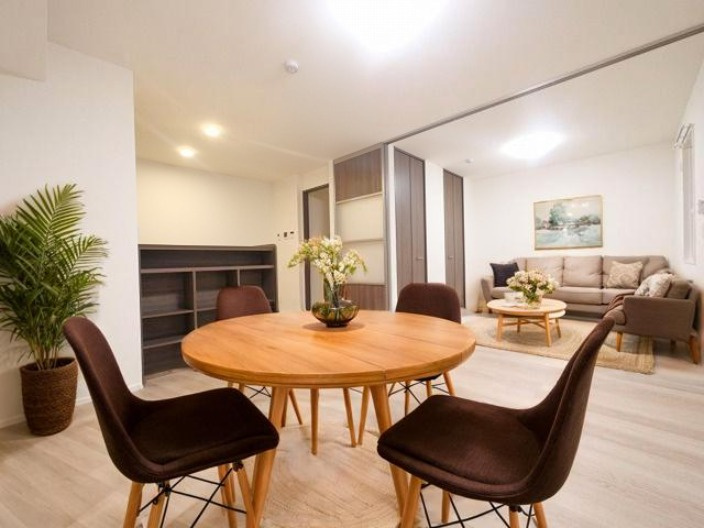 萩　Ⅰの居間・リビング|CGで家具等を配置したもので家具等は含まれません