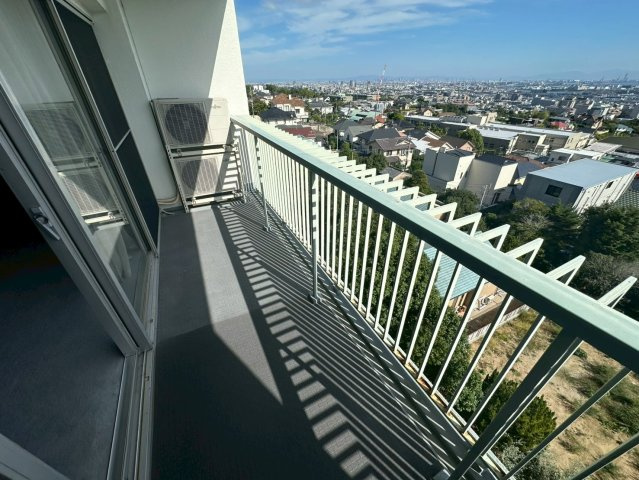 芦屋グランドハイツのバルコニー