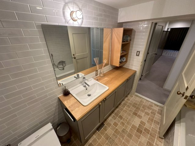 芦屋グランドハイツの洗面所