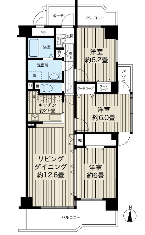 メゾンハリマックス楠葉の間取り|間取り図はいかがですか？ご希望を叶える間取りですか？リビングの広さは？水回りの位置は？カウンターキッチン？など色々な情報が集約されています。弊社ではリフォームなどのご相談も承っております。