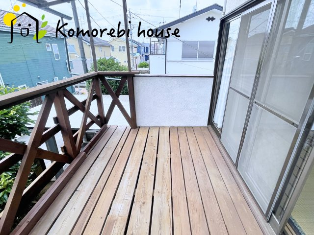 川島町大字下伊草　中古一戸建てのバルコニー