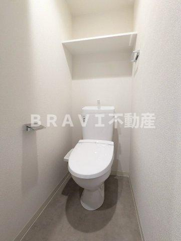 プレサンスOSAKA東中本エシデル BRAVI不動産のトイレ