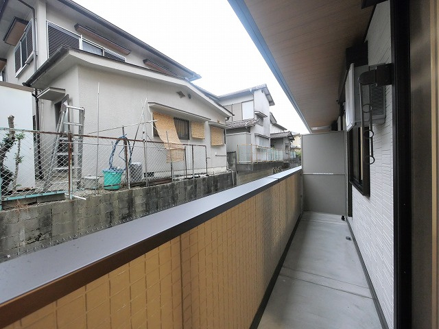 萩　Ⅰのバルコニー|広々としたバルコニーです