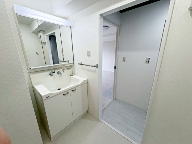 丹波橋日光ハイツの独立洗面台