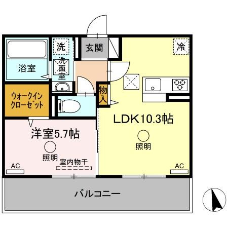 Forest Garden河尻の間取り
