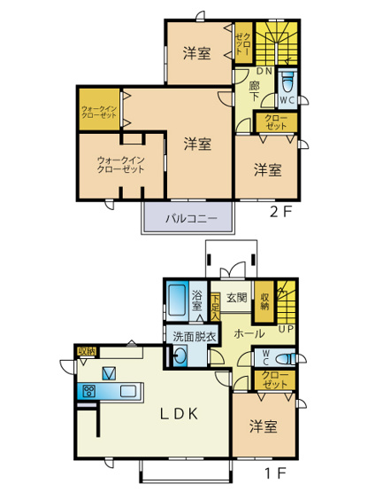 【間取り】 | 裾野市富沢 中古住宅 EH05727 | 裾野市富沢　間取り図