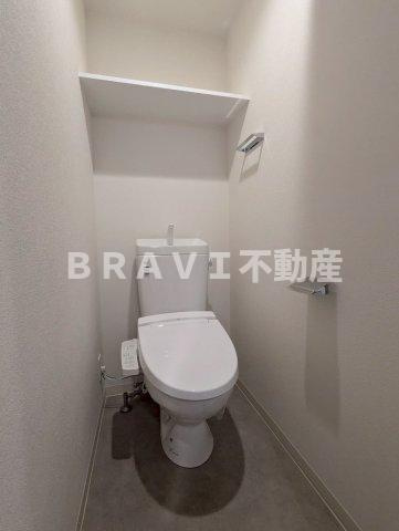 プレサンスOSAKA東中本エシデル BRAVI不動産のトイレ
