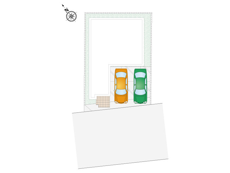 【8号棟　配置図】