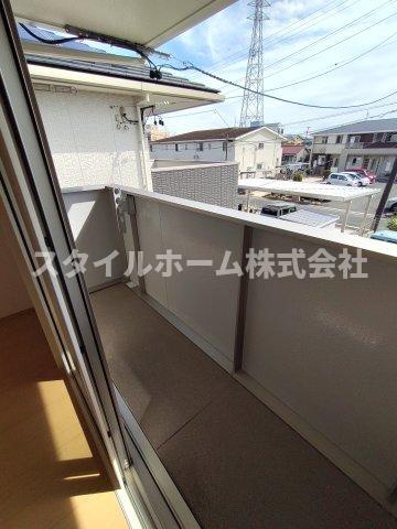 カーサ　クアトロのバルコニー