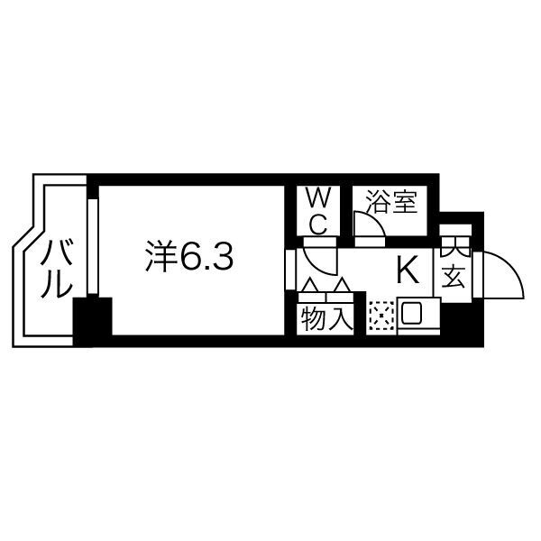 シンセリティ野中の間取り