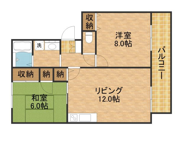 フォンテーヌⅡの間取り