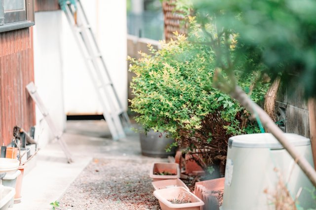 新居浜市東田2丁目　中古戸建の庭