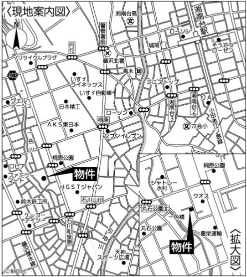 【地図】 | 藤沢市石川　投資用戸建
