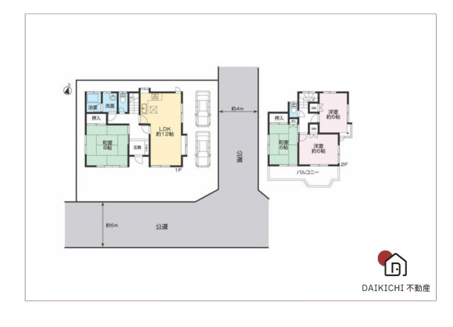 【間取り】 | 桶川市上日出谷南1丁目　中古戸建