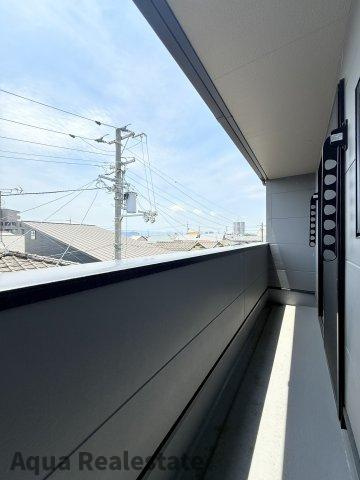 高松市今里町３階建てのバルコニー|開放的で明るい空間を演出してくれるバルコニーです
