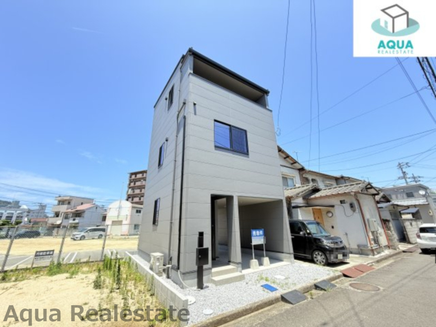 高松市今里町　新築未入居戸建ての外観|建物外観を気になさる方へ、見た目の良い物件です